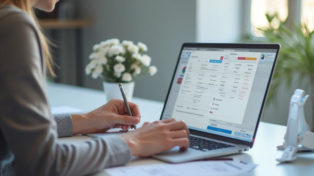 Pessoa usando aplicativo móvel de orçamento com gráficos financeiros claros